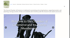 Desktop Screenshot of concordchamberofcommerce.org